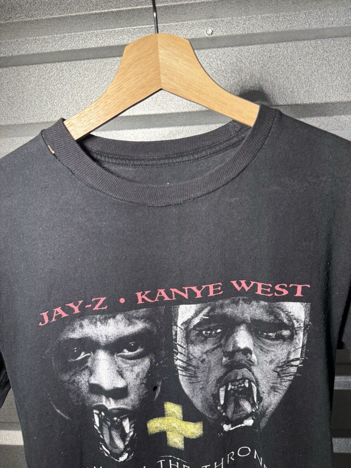 Vintage 2011 Watch The Throne Tour Concert T-Shirt Jay-Z Kanye West S Rare