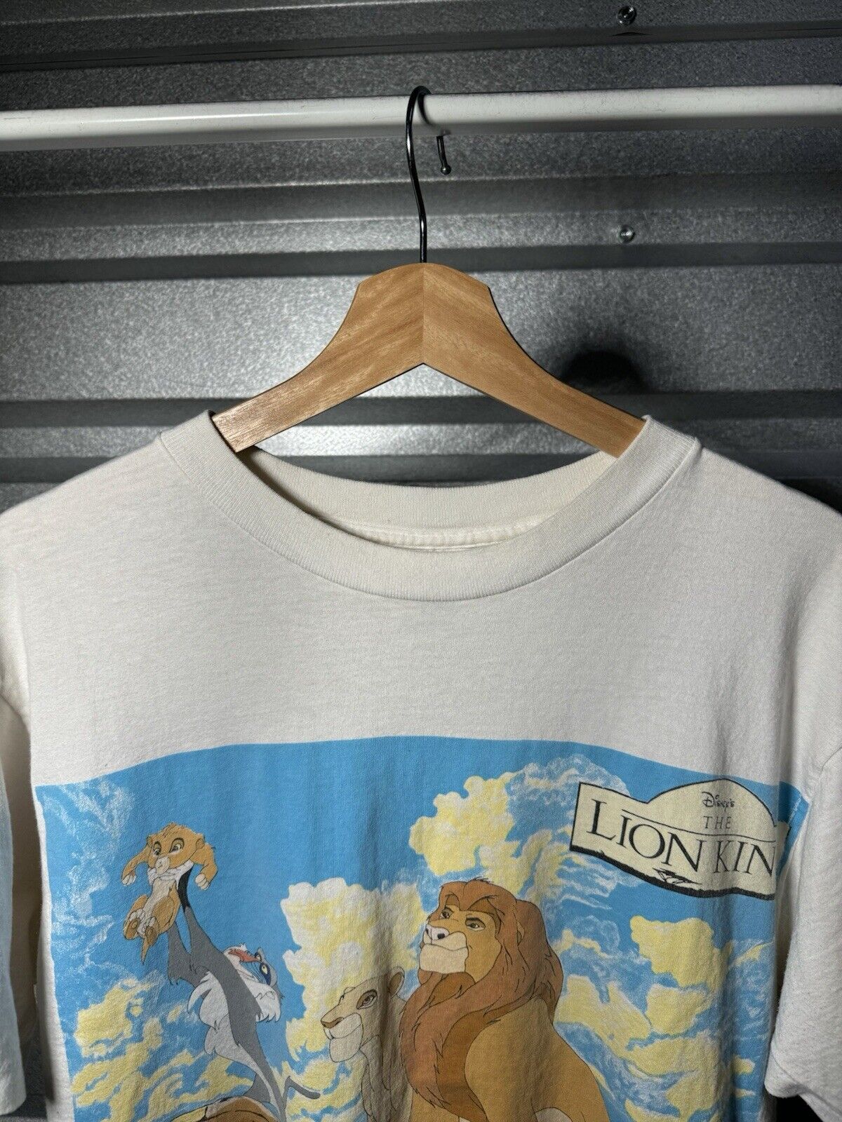 Vintage 94 Disney Lion King Burger King Promo T-Shirt Mufasa Simba Rare Sz L