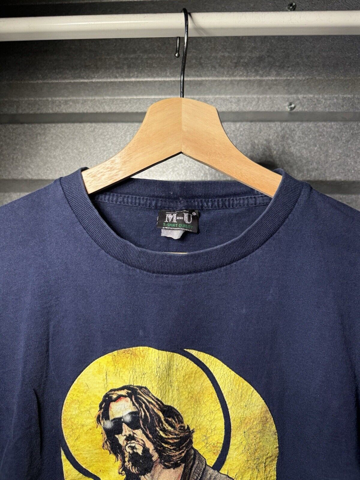 Vintage The Big Lebowski The Dude Movie Photo T-shirt Men’s M Navy 