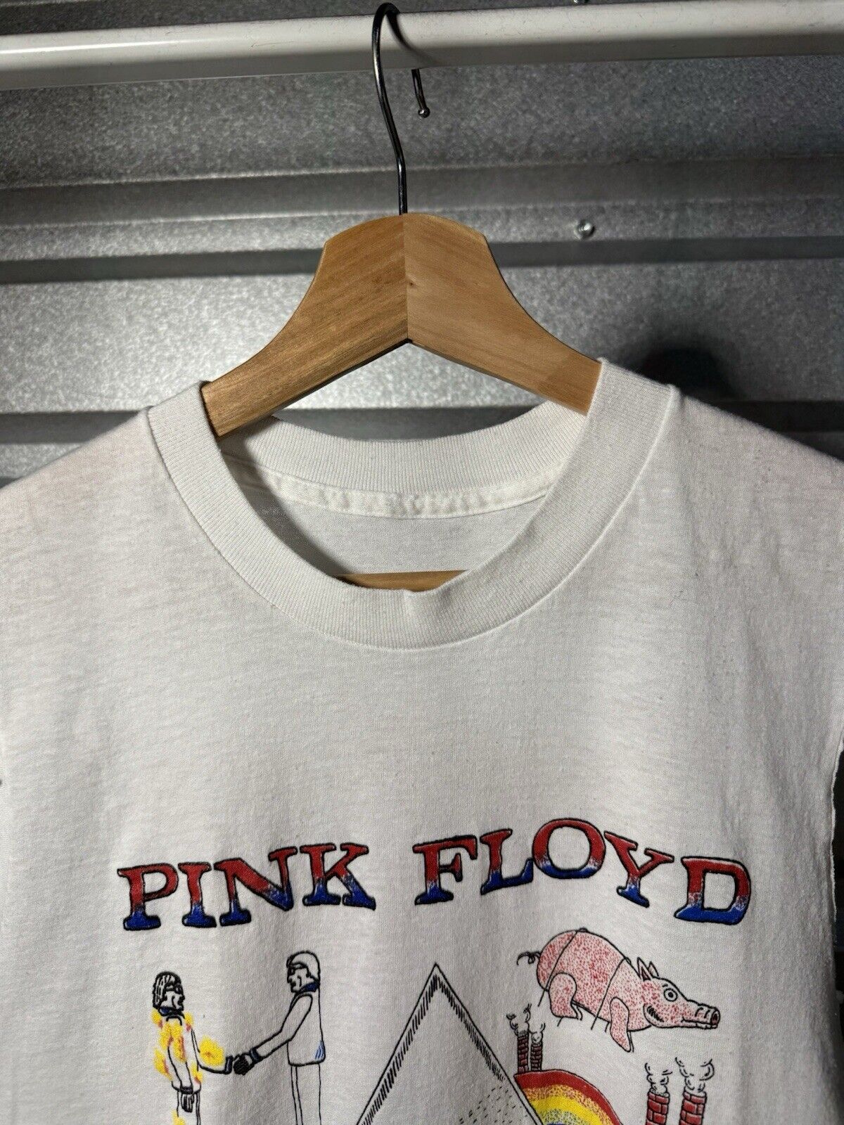 Vintage Pink Floyd Size S 1987 Momentary Lapse of Reason American Tour Shirt 