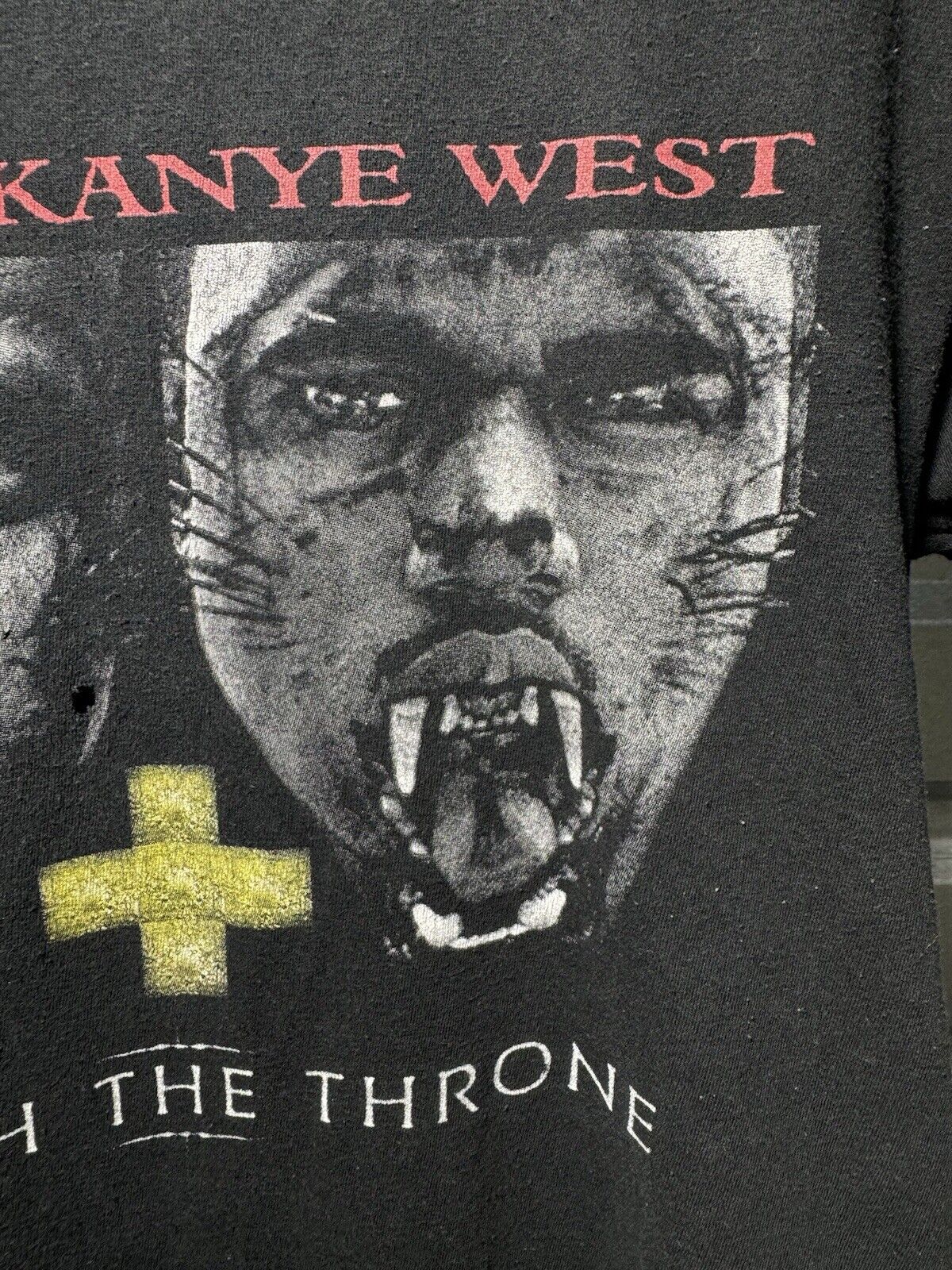 Vintage 2011 Watch The Throne Tour Concert T-Shirt Jay-Z Kanye West S Rare