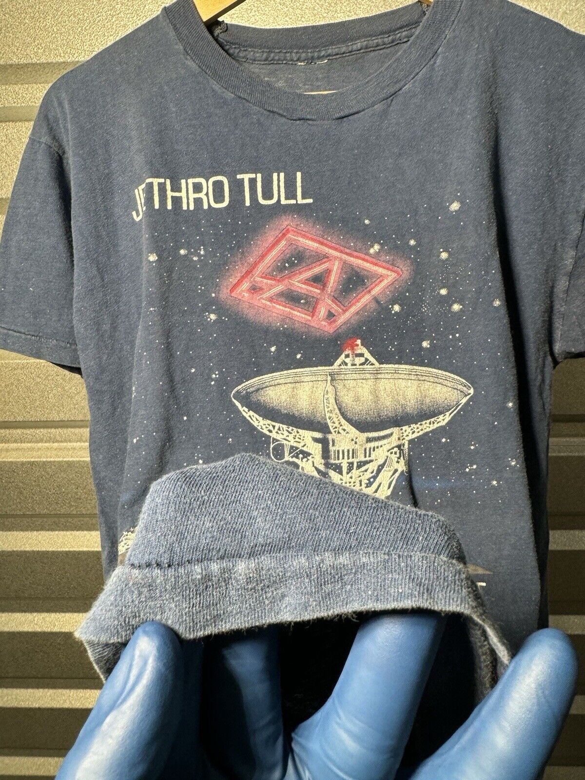 Vintage Jethro Tull American Tour 70s 80s T-shirt Single Stitch Band Sz L 