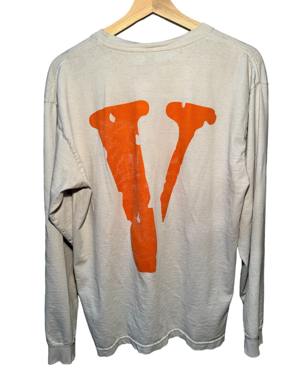 Vintage OG VLONE Friends Long Sleeve T-Shirt Size Large White Double Sided