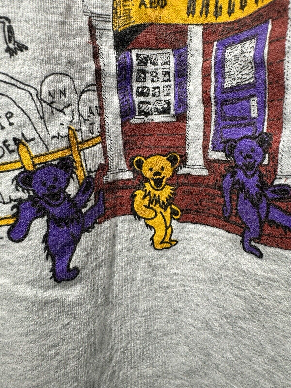 Vintage 1993 Sigma Chi Alpha Epsilon Phi L/S T-Shirt XL Grateful Dead Halloween 