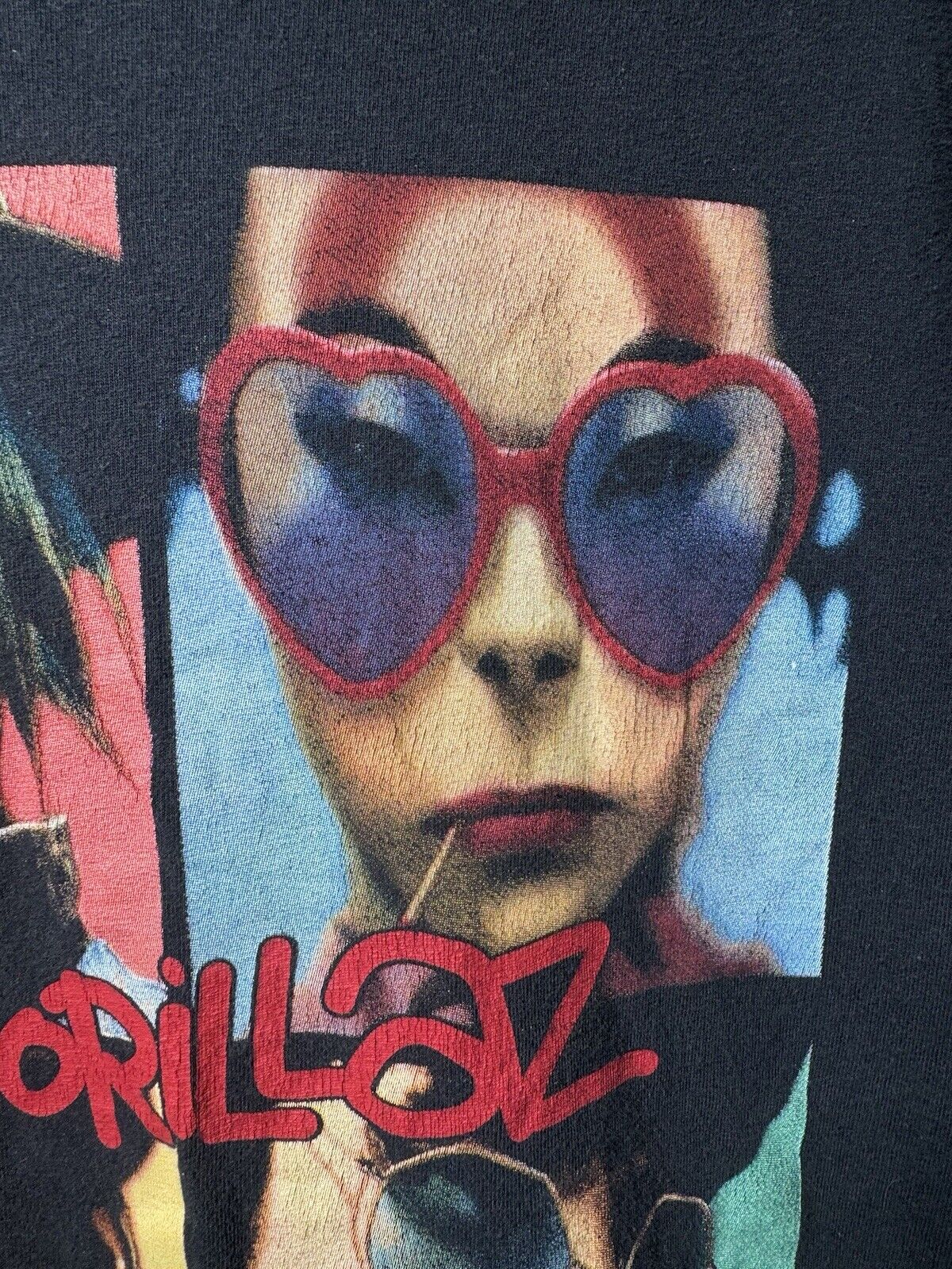 Rare Vintage The Gorillaz Band T-Shirt M 2000s Original Poster Art Tee Band 