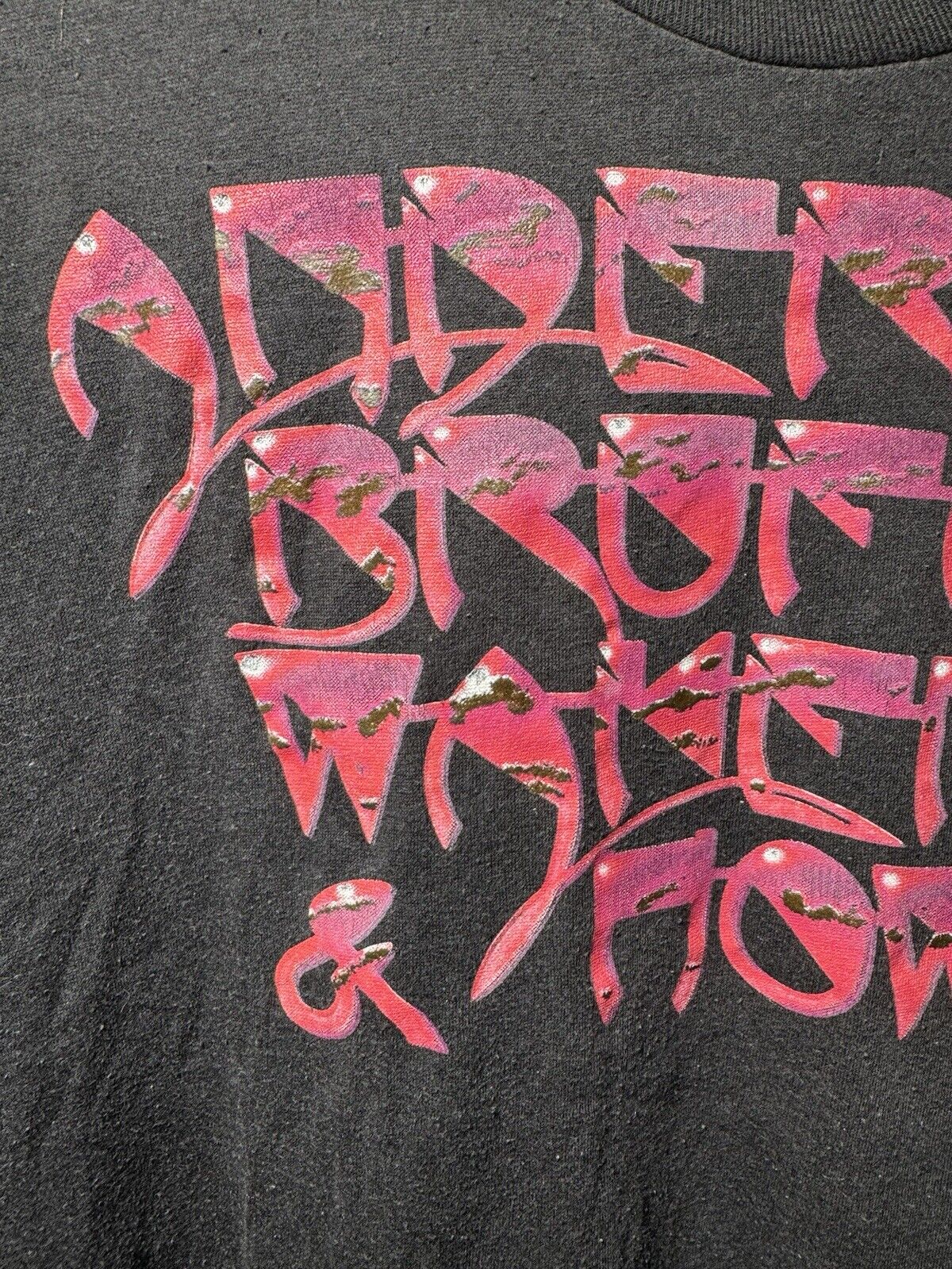 Vintage Anderson Bruford Wakeman and Howe Tour 1989 Original T-Shirt L 