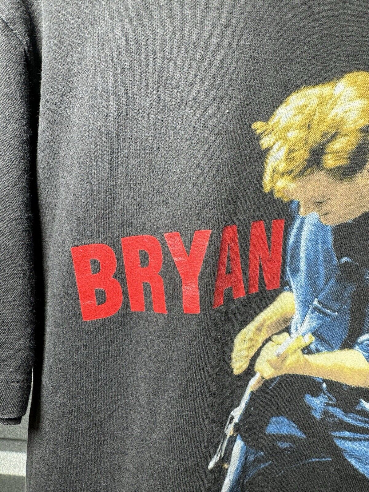 Vintage 90s Bryan Adams Waking Up The World 1992 Tour T Shirt Sz Large Original