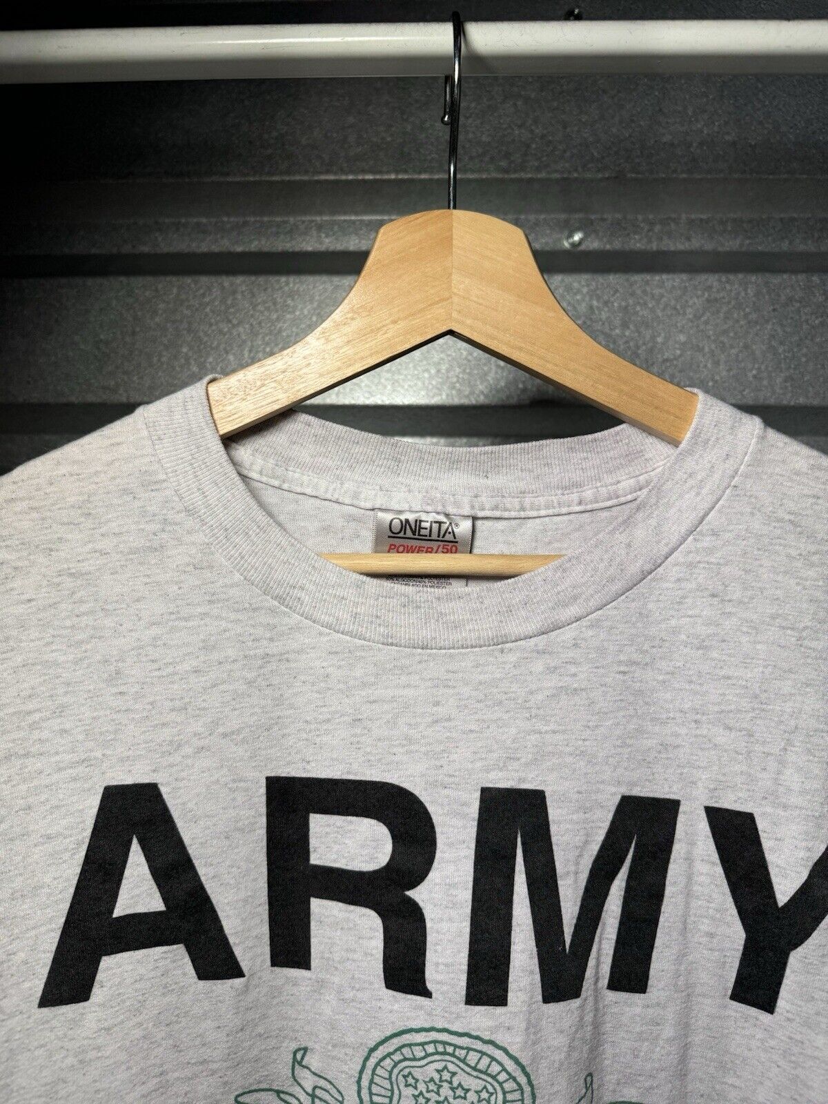 Vintage Single Stitch Army T Shirt Size XL Goarmy.com