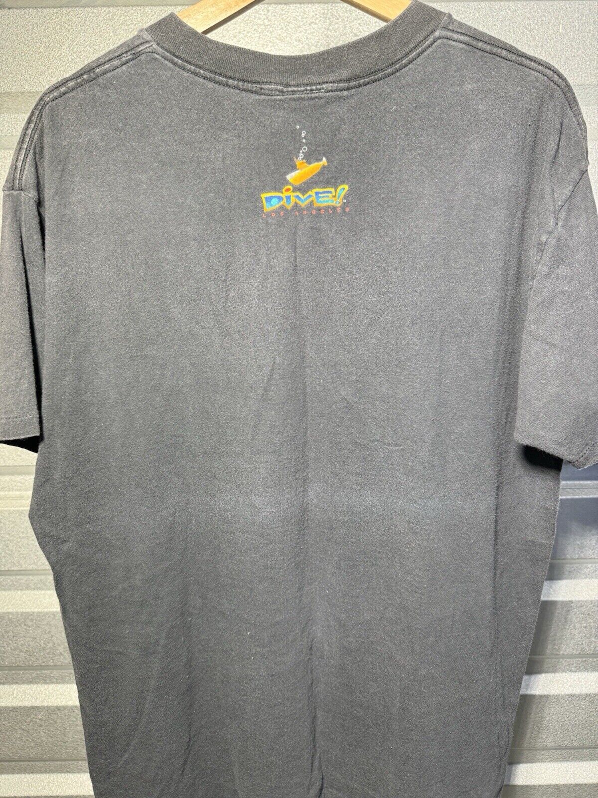 Vintage Dive! Deep See Experience Los Angeles Scuba T-Shirt USA Made Mens L 