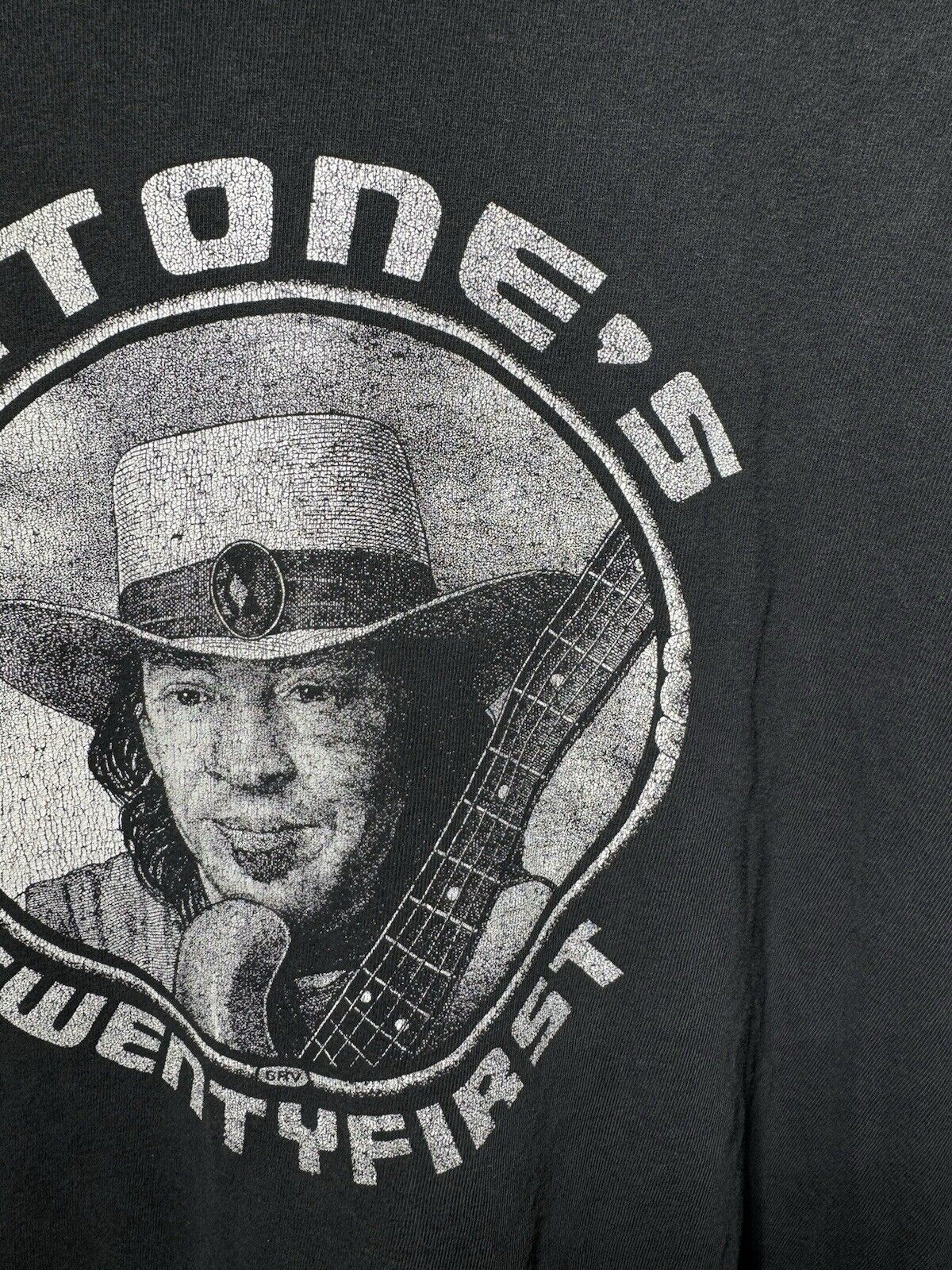 Vintage Stevie Ray Vaughan SRV Memorial Antone’s 21st Anniversary T-Shirt 2XL