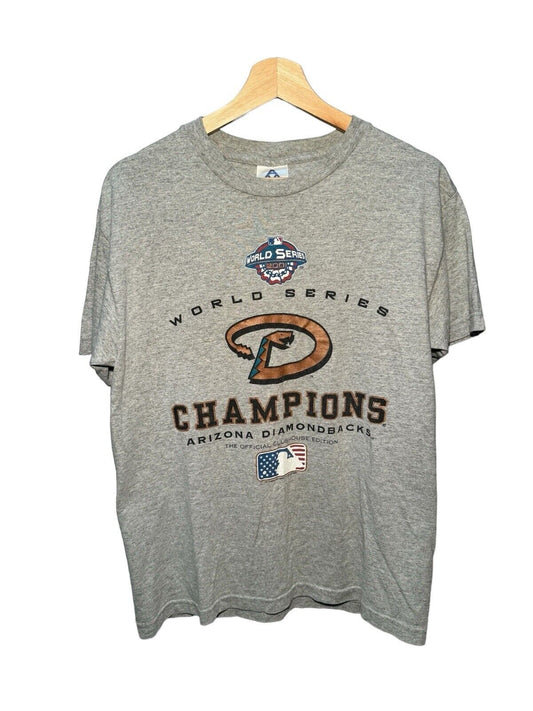 Vintage 2001 Arizona Diamondbacks World Series Champions Shirt Size Medium