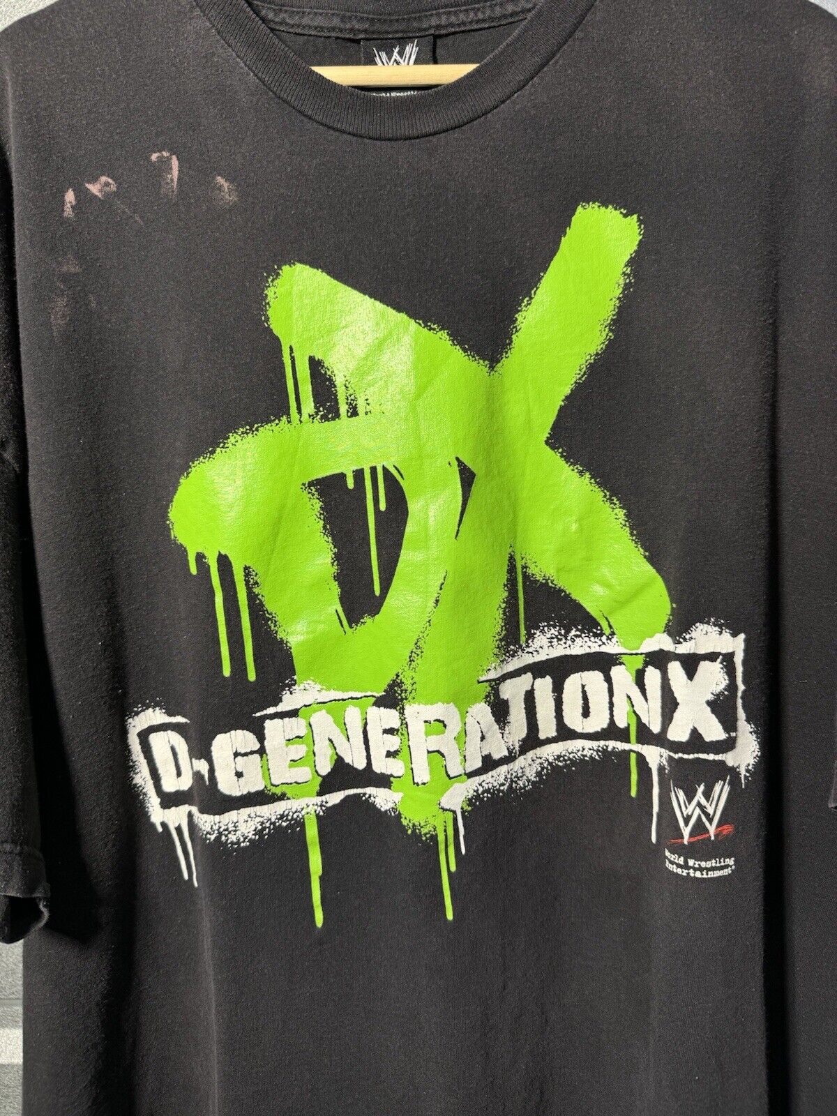 Vintage 2007 WWE T-Shirt D-Generation X Graphic WWE Shirt Size 2XL 