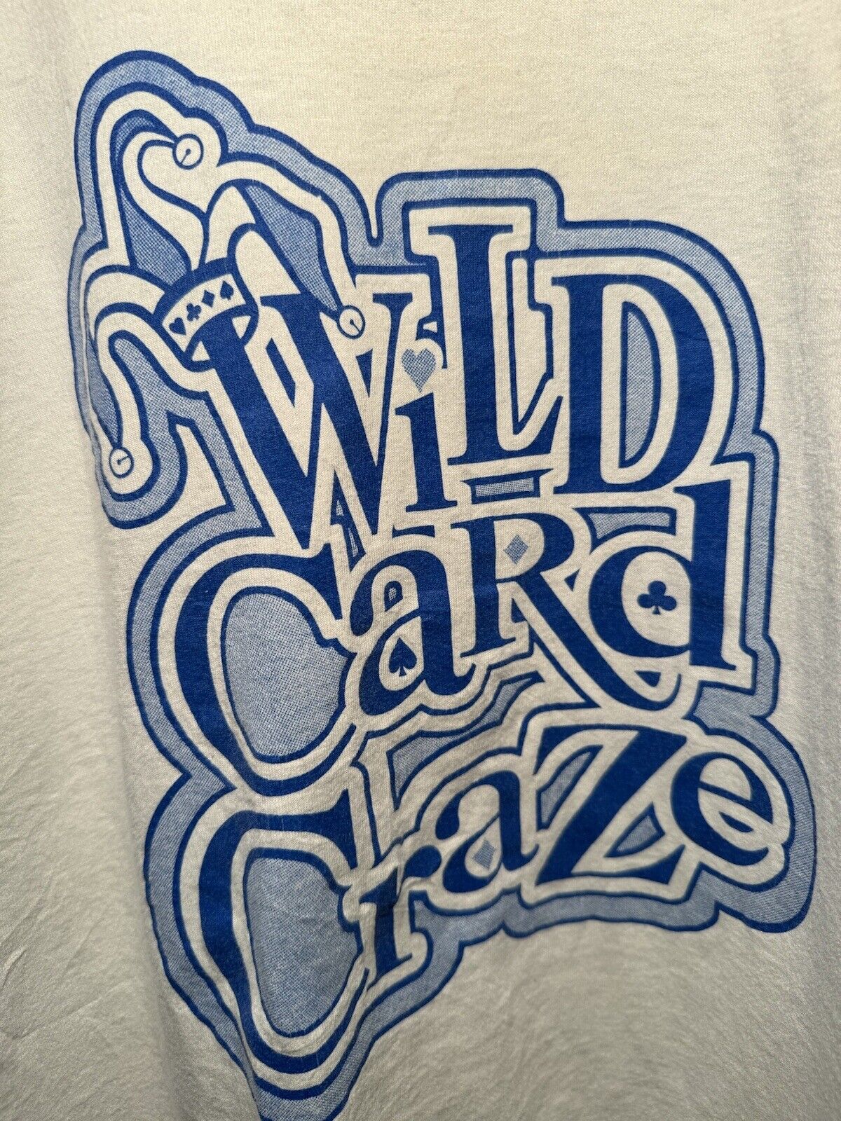 Vintage Wild Card Craze Gambling Harrah’s Joliet Casino T-Shirt Sz L 