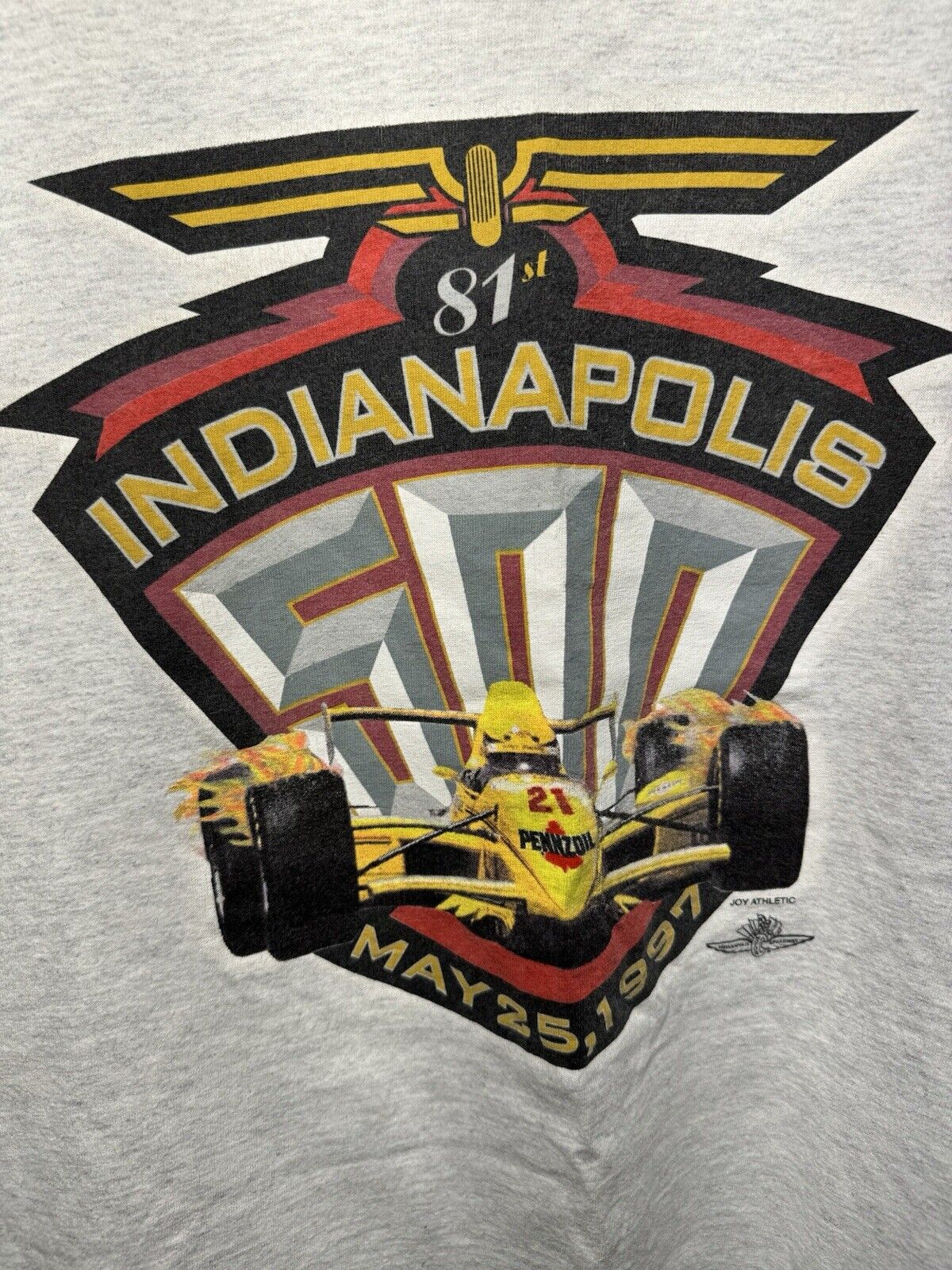 Vintage 1997 Indianapolis Speedway Men’s Racing T Shirt Size XL Made In USA