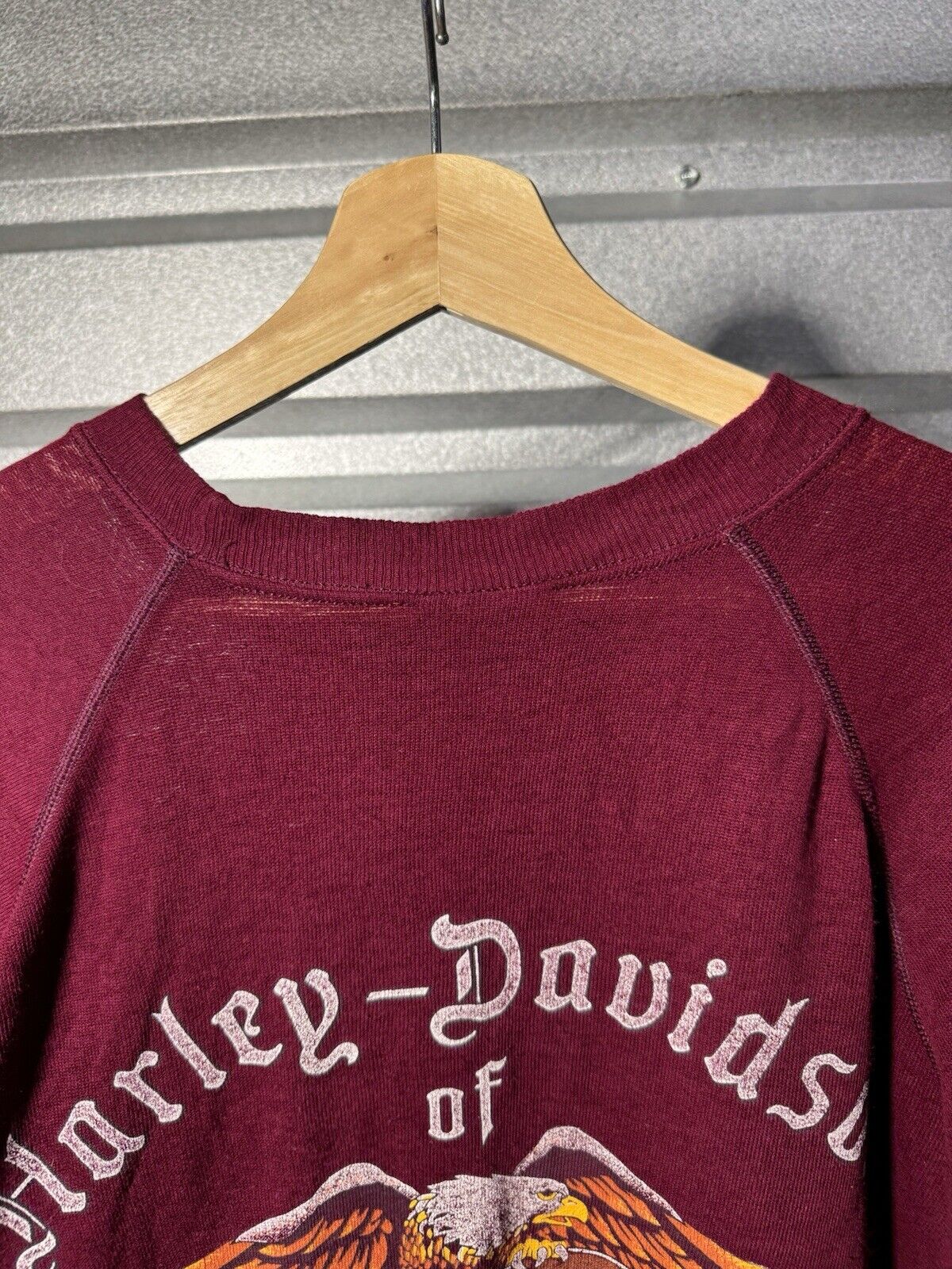 VTG 80s Harley Davidson Crewneck Sweatshirt USA Biker A Cry For Freedom L