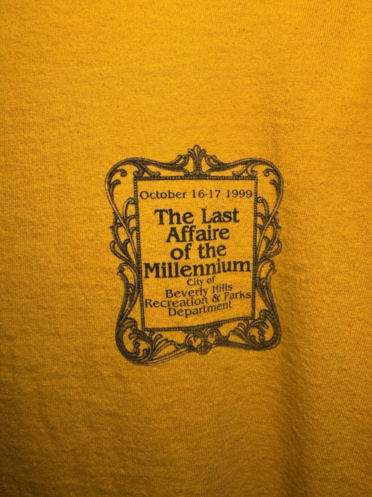 Vintage Beverly Hills The Last Affaire Of The Millennium 1999 Sz XL T-Shirt 