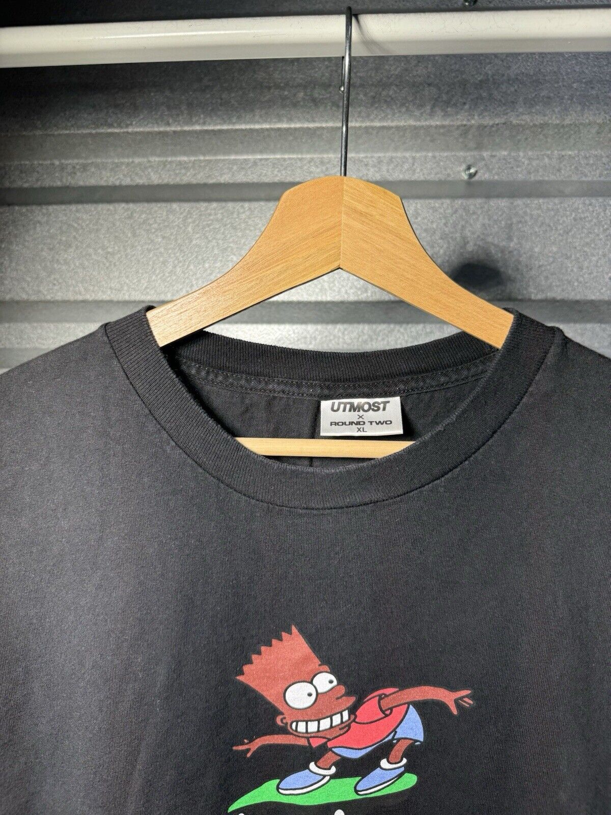 Utmost x RoundTwo Black Bart Tee Black Size XL T-Shirt 