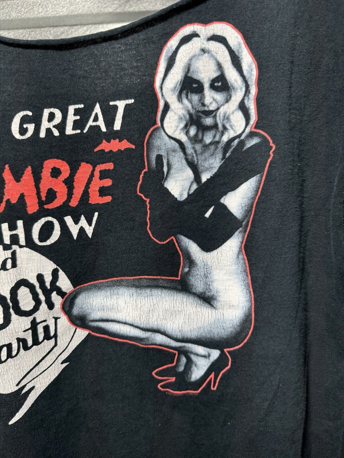 Vintage Rob Zombie Tour T-Shirt Size M Rock Spooks-A-Popping Great Zombie Show