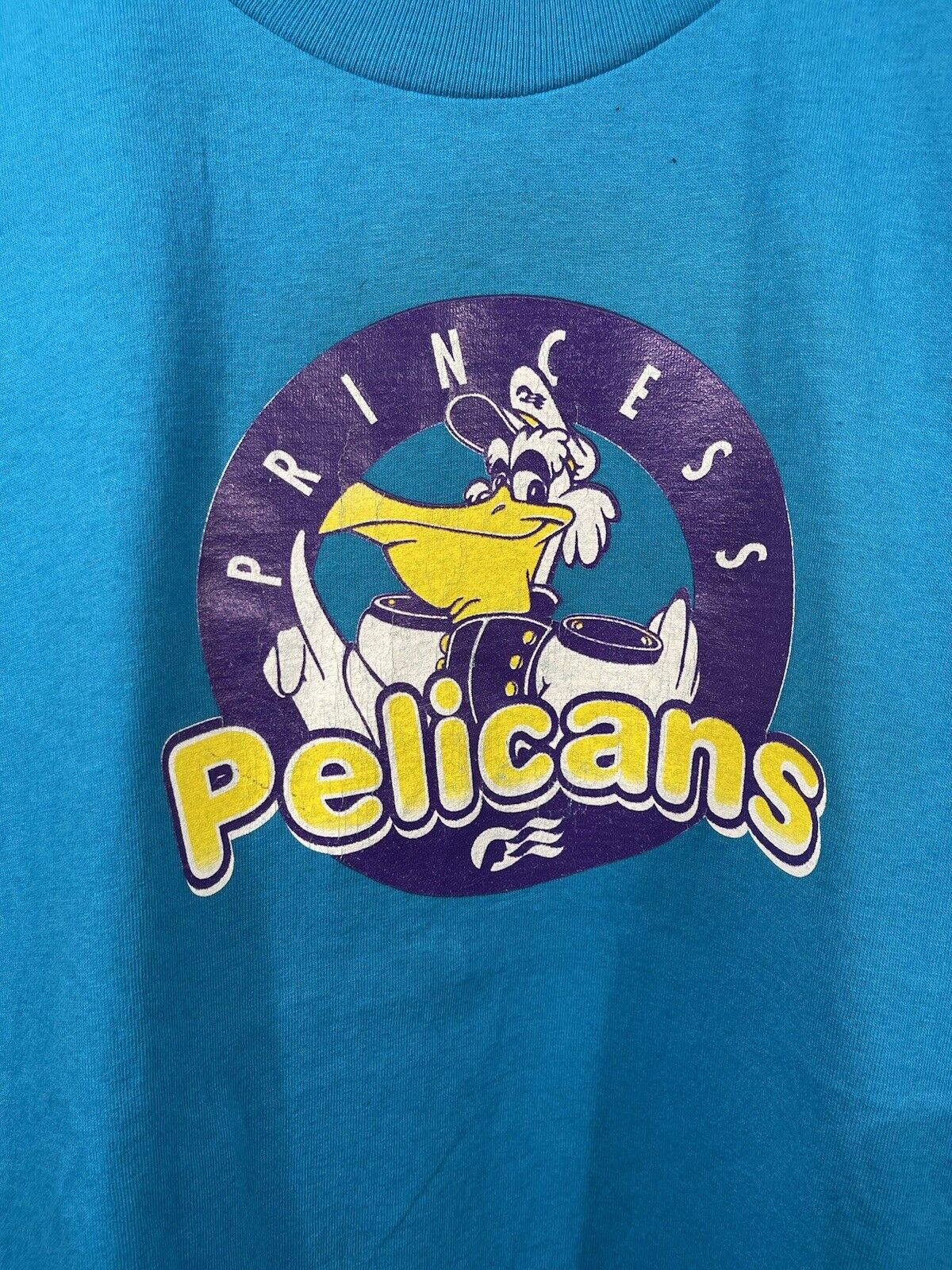 VTG Princess Pelicans Cruise Size Medium Single Stitch Tee Short Sleeves T Shirt