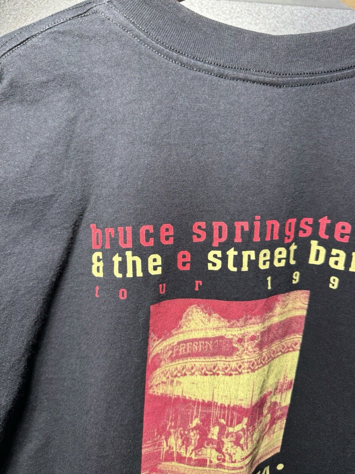 Vintage Bruce Springsteen & The E Street Band Tour T-Shirt Size XL 1999 Rock 90s