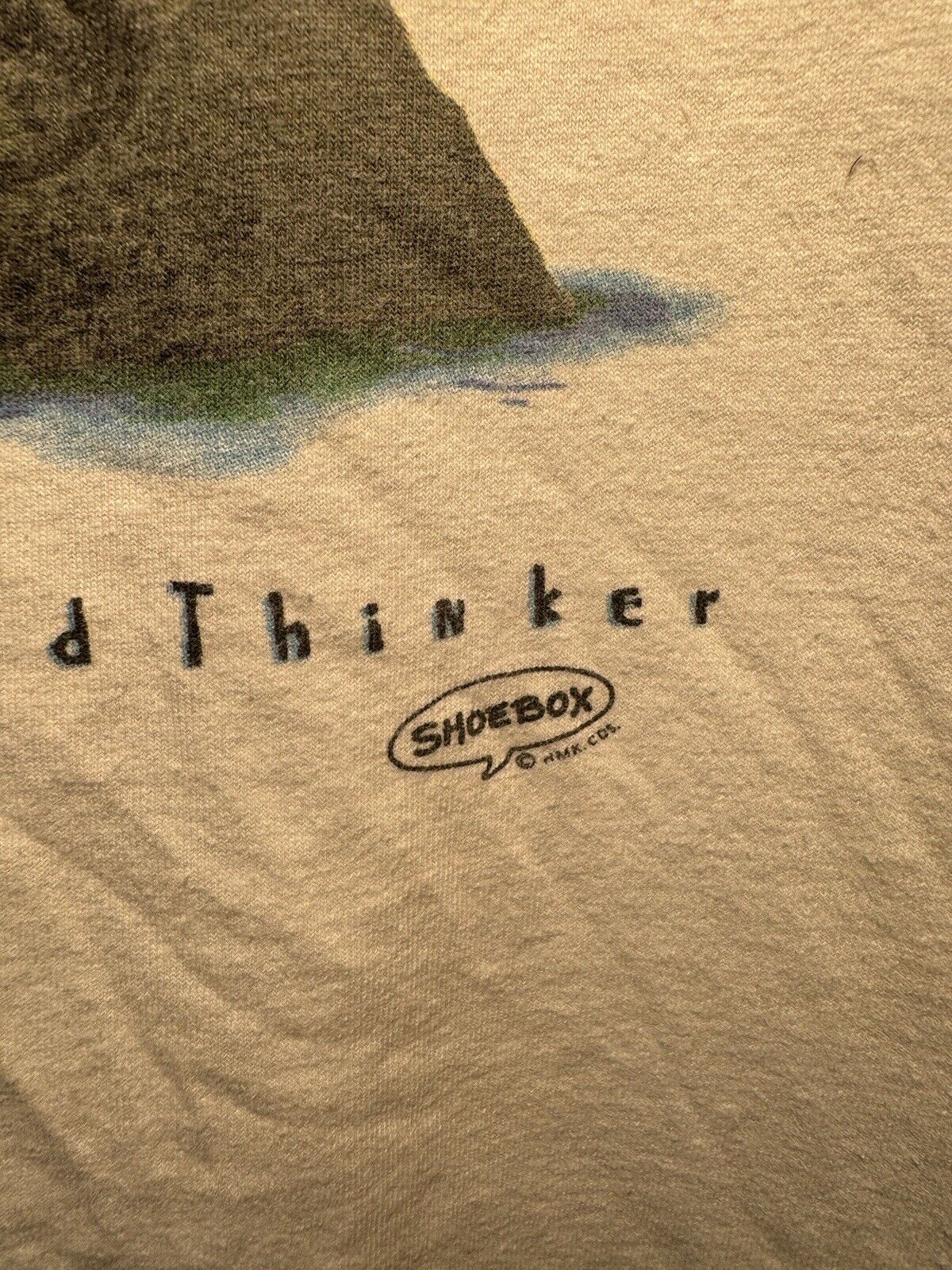 Vintage 90s Hook Line And Thinker Graphic Shirt White XL RARE Fishing Tee