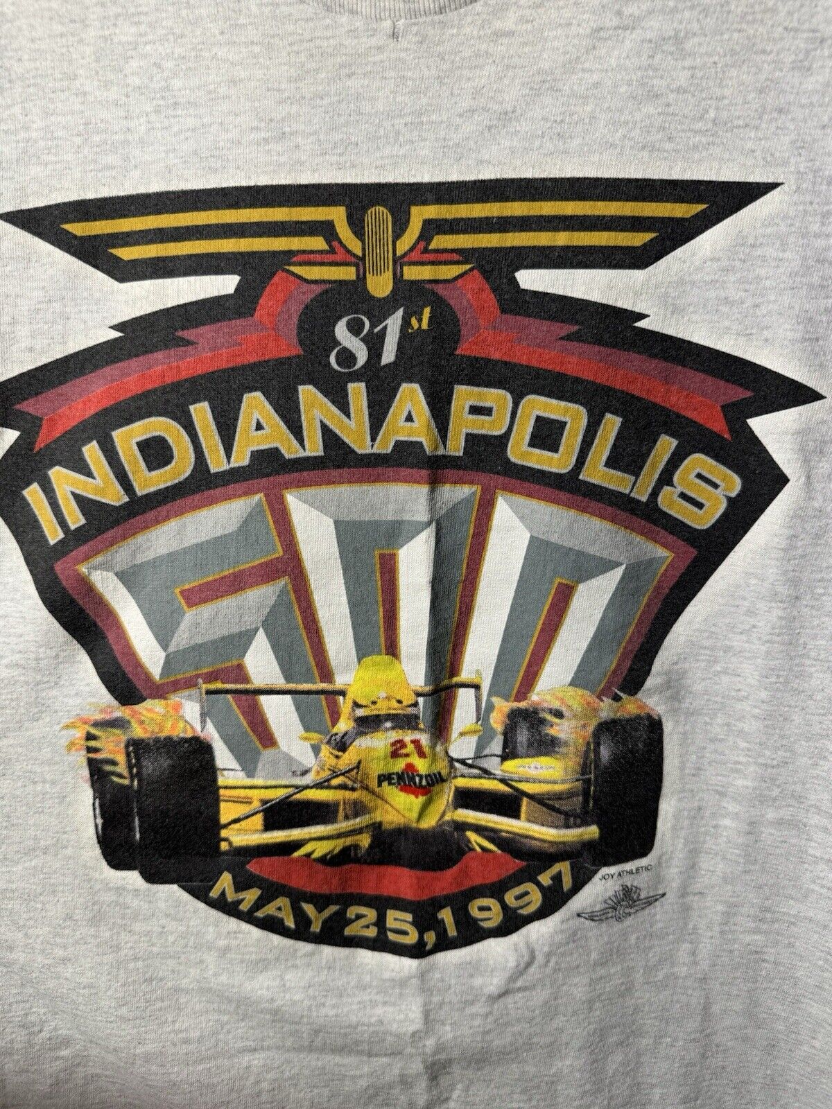 Vintage 1997 Indianapolis Speedway Men’s Racing T Shirt Size XL Made In USA