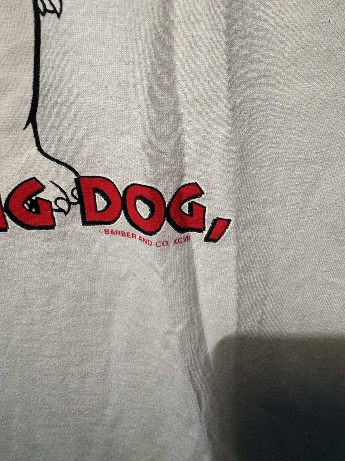 Vintage If You Can’t Run With The Big Dogs T-Shirt XL White Funny USA 1997 