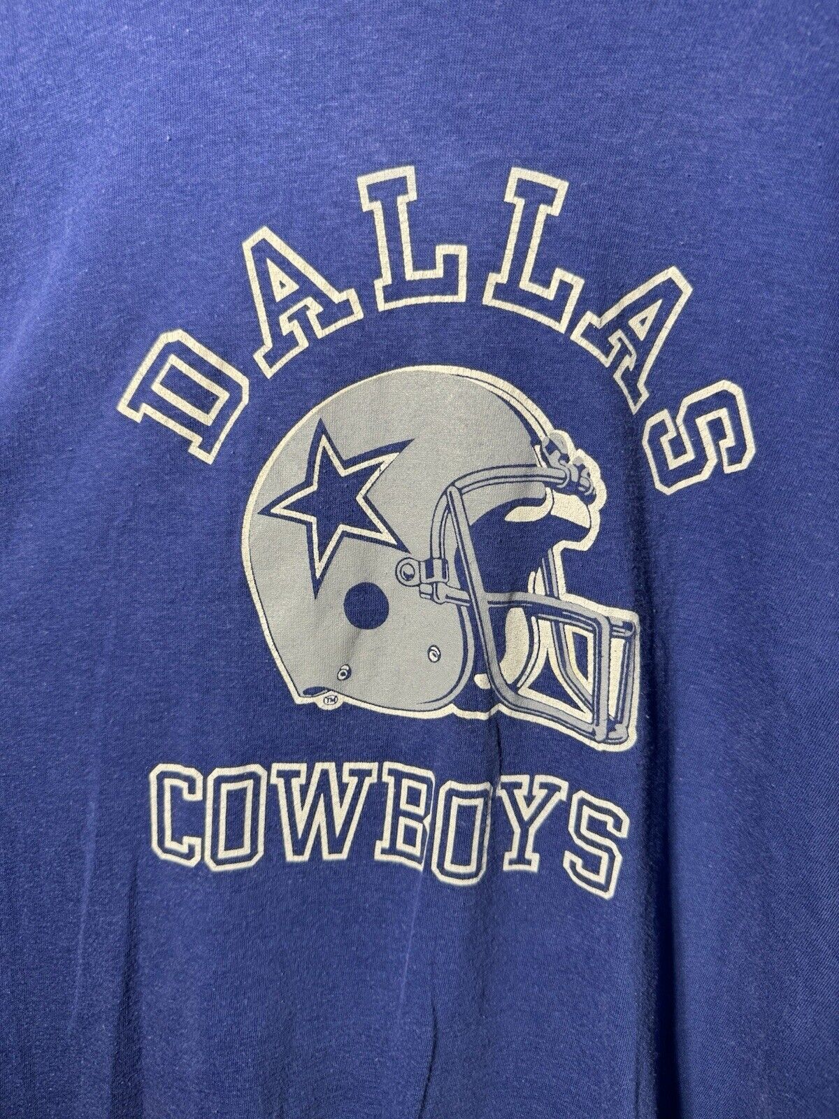 Vintage 80s Champion Dallas Cowboys T Shirt Men's Sz XL Single Stitch USA 50/50