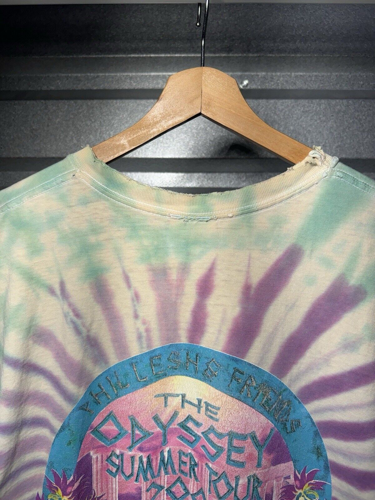 Vintage 2001 Grateful Dead The Oddysey Summer Tour T-Shirt Concert Band Sz L