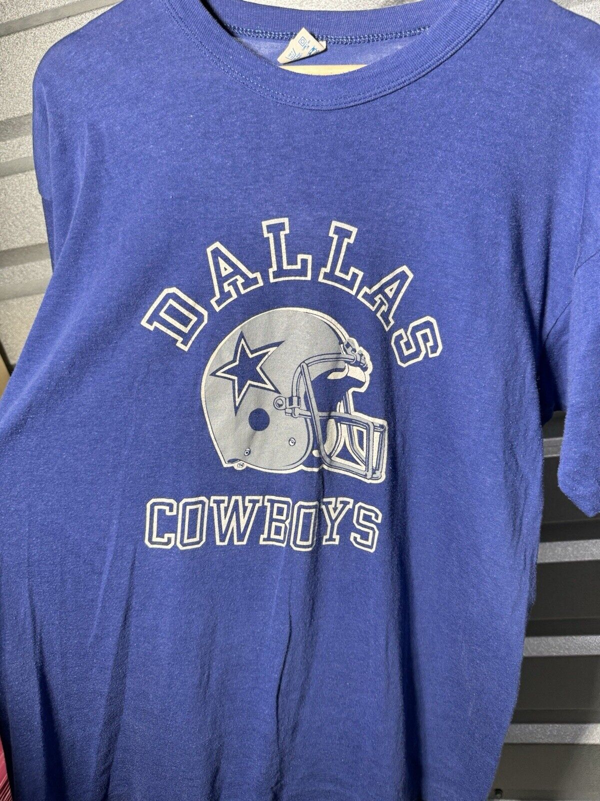 Vintage 80s Champion Dallas Cowboys T Shirt Men's Sz XL Single Stitch USA 50/50