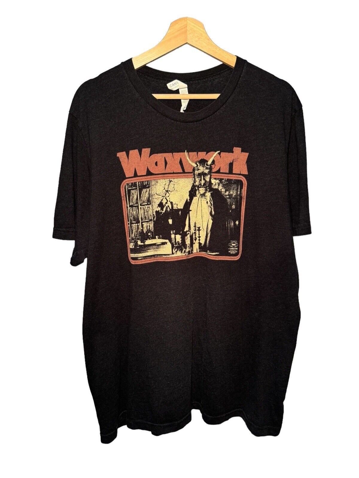 VTG Waxwork Records Subscriber Shirt 2XL Halloween Cult Horror Soundtrack Devil