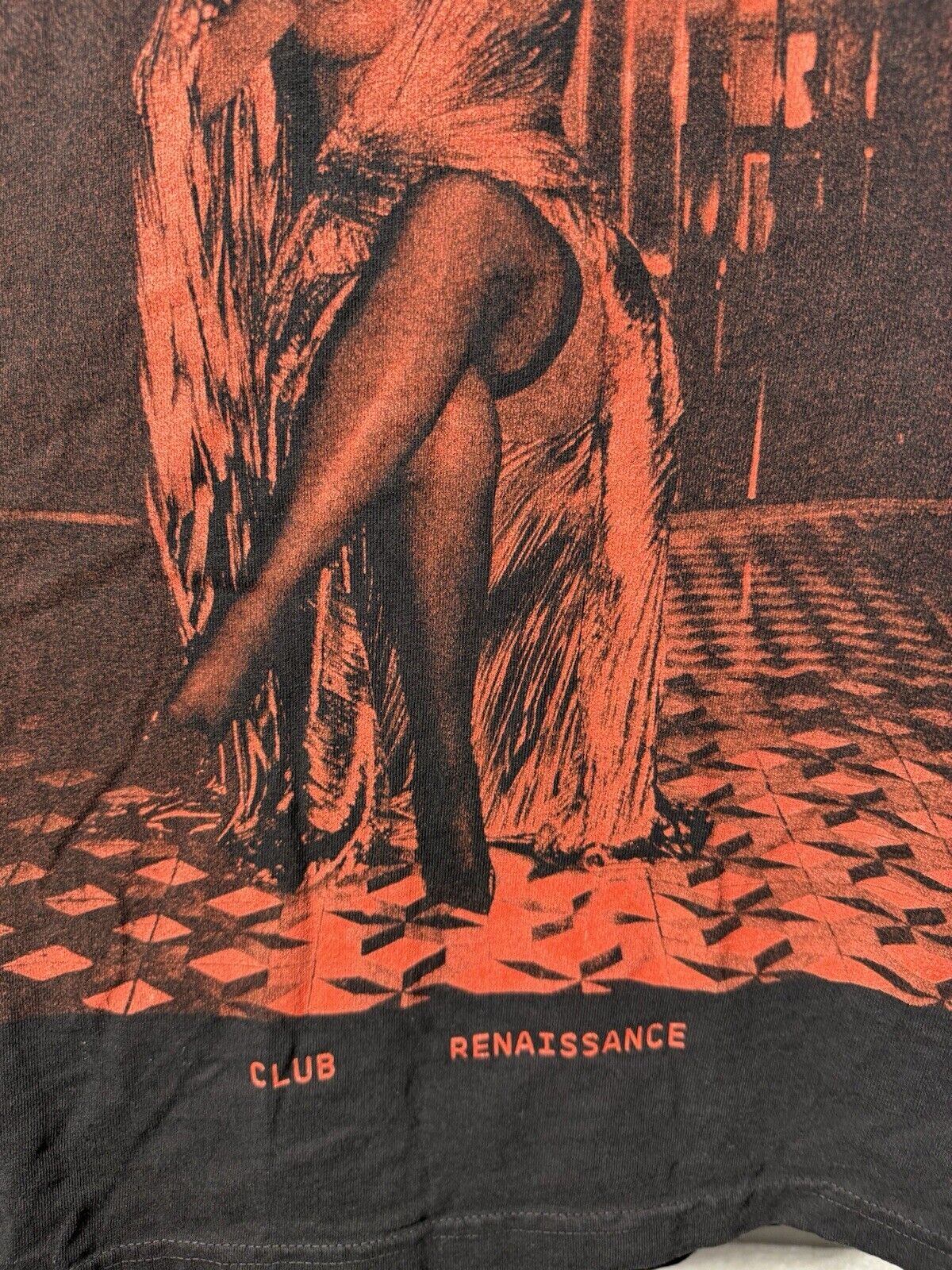 Beyoncé Club Renaissance T-Shirt Black Sz M Official Merch Made in USA 2022