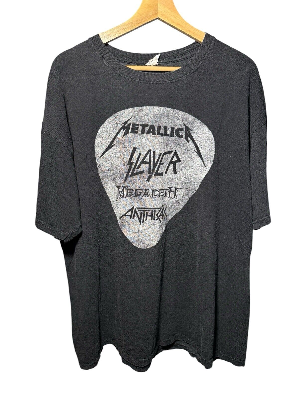 Big 4 2011 Tour Black Shirt Size 2XL Metallica Slayer Anthrax Megadeth Metal