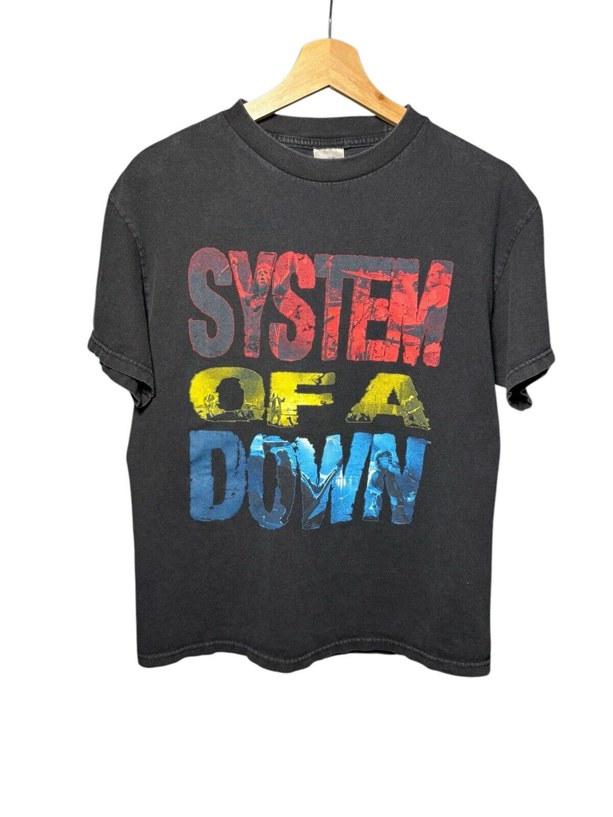 Vintage System of a Down T-Shirt 2000s Music Promo Rare Band SOAD Concert M 