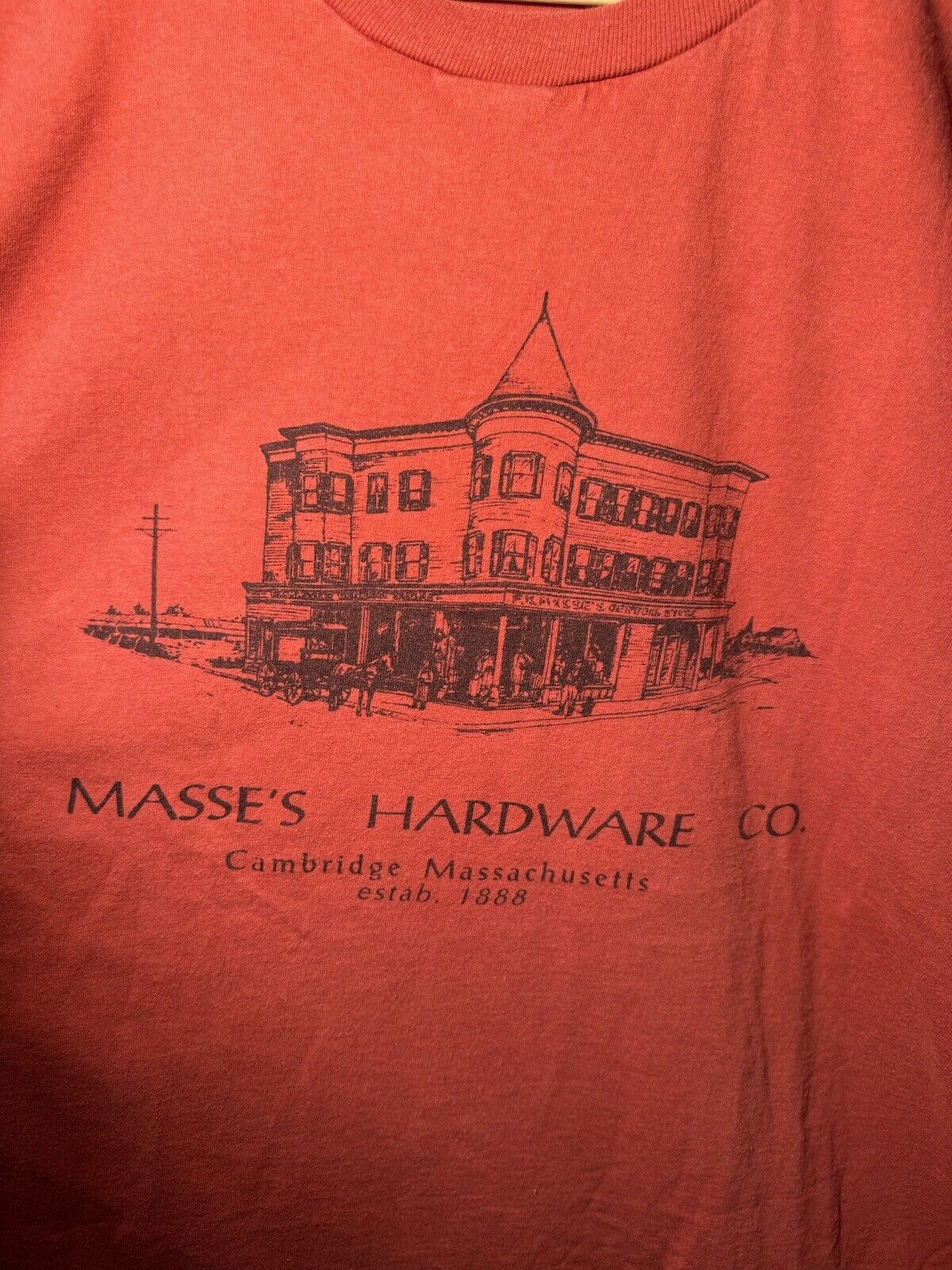 Vintage Masse’s Hardware Store T-Shirt Single Stitch 2 Sided XXL  Massachusetts