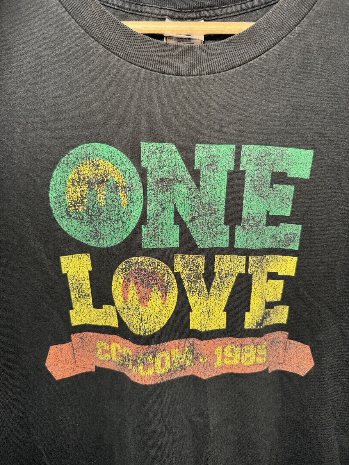 Vintage Y2K Bob Marley Rasta One Love Jamaican Graphic Shirt Size XL