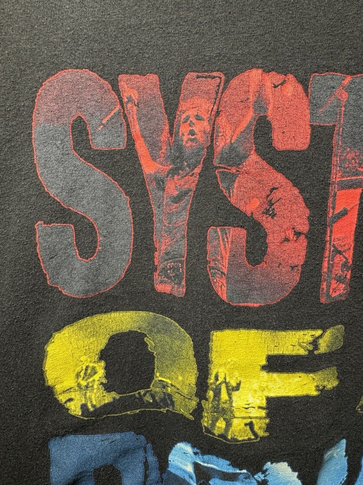 Vintage System of a Down T-Shirt 2000s Music Promo Rare Band SOAD Concert M 