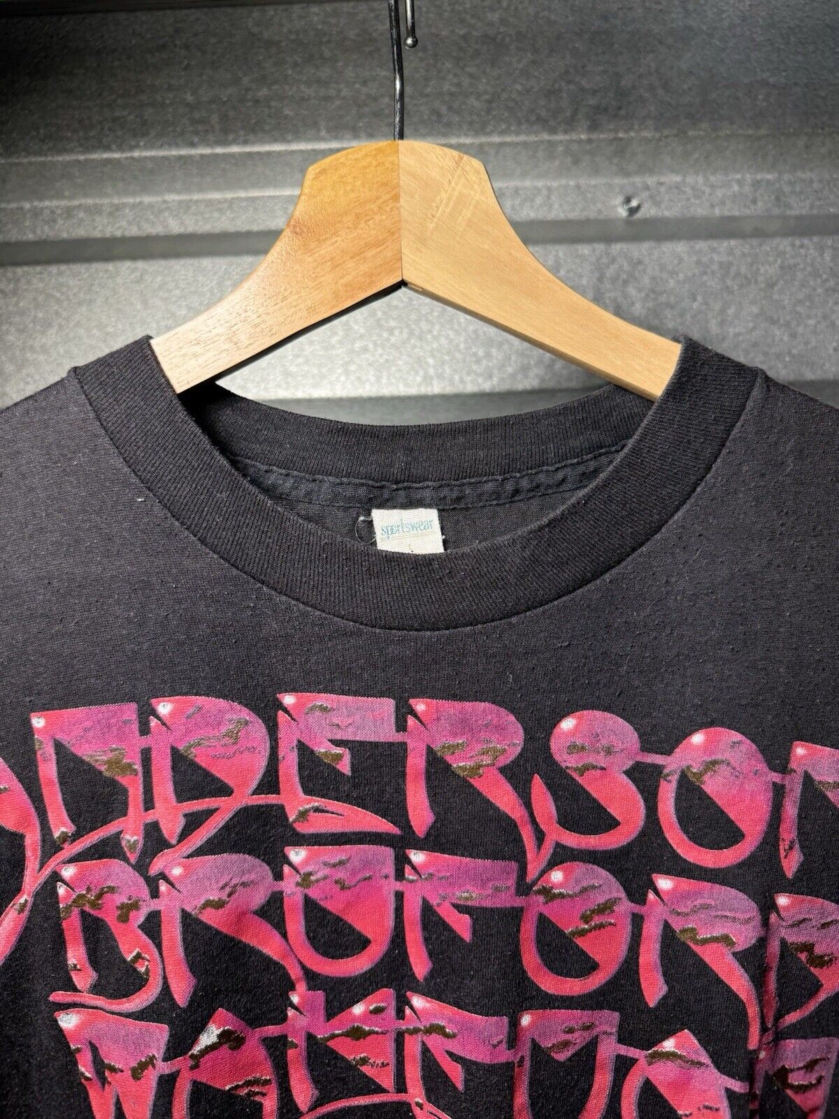 Vintage Anderson Bruford Wakeman and Howe Tour 1989 Original T-Shirt L 