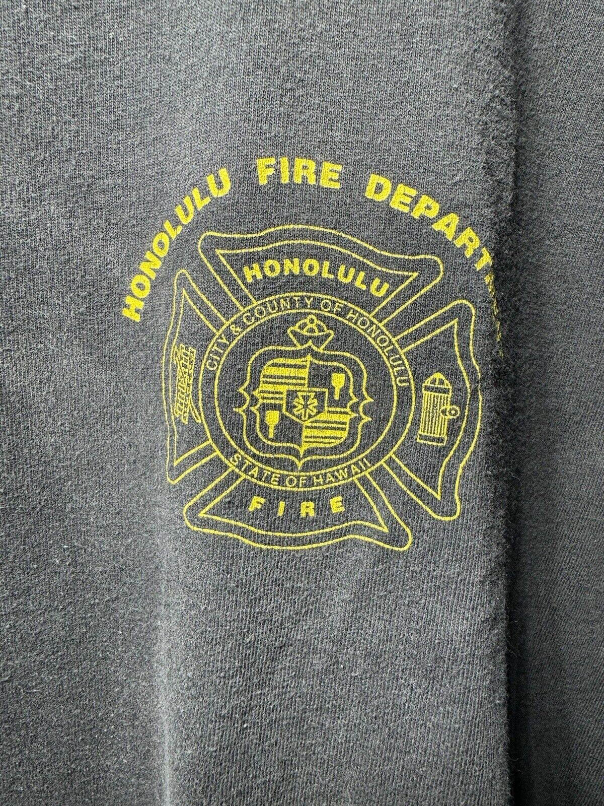 Vintage Hawaii County Fire Department Air Rescue Paramedics T Shirt XL