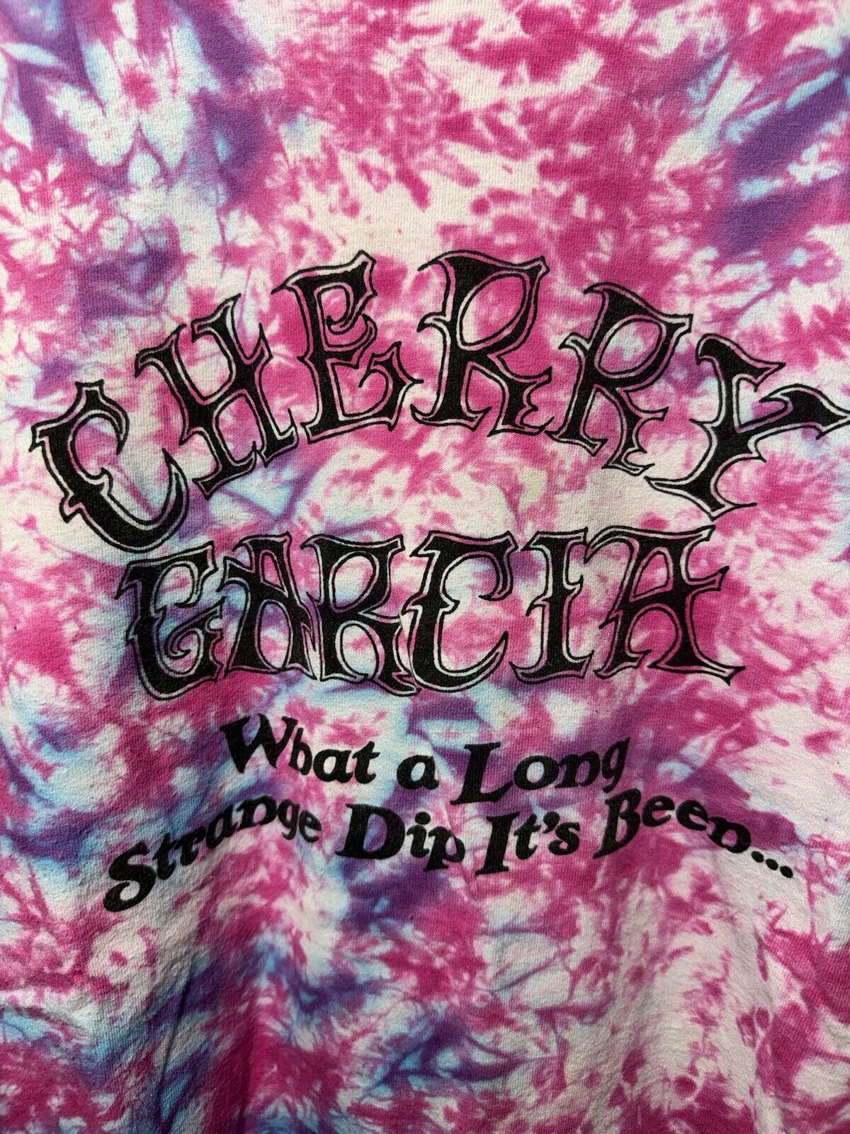 Vintage 1990s Grateful Dead Ben And Jerry's Cherry Garcia Promo T Shirt XL 