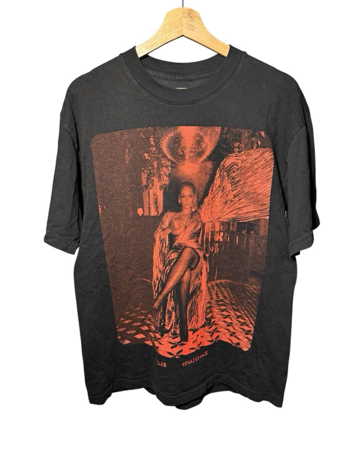 Beyoncé Club Renaissance T-Shirt Black Sz M Official Merch Made in USA 2022