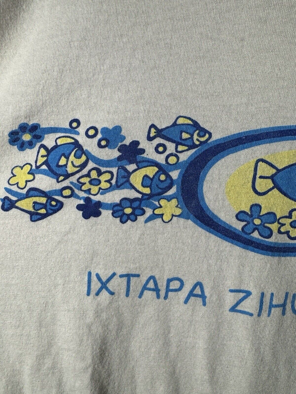 Vintage Mexico Ixtapa Zihuatanejo Fishing T Shirt L 90s Beach Souvenir