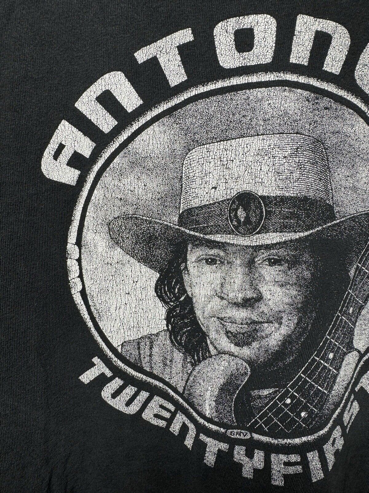 Vintage Stevie Ray Vaughan SRV Memorial Antone’s 21st Anniversary T-Shirt 2XL