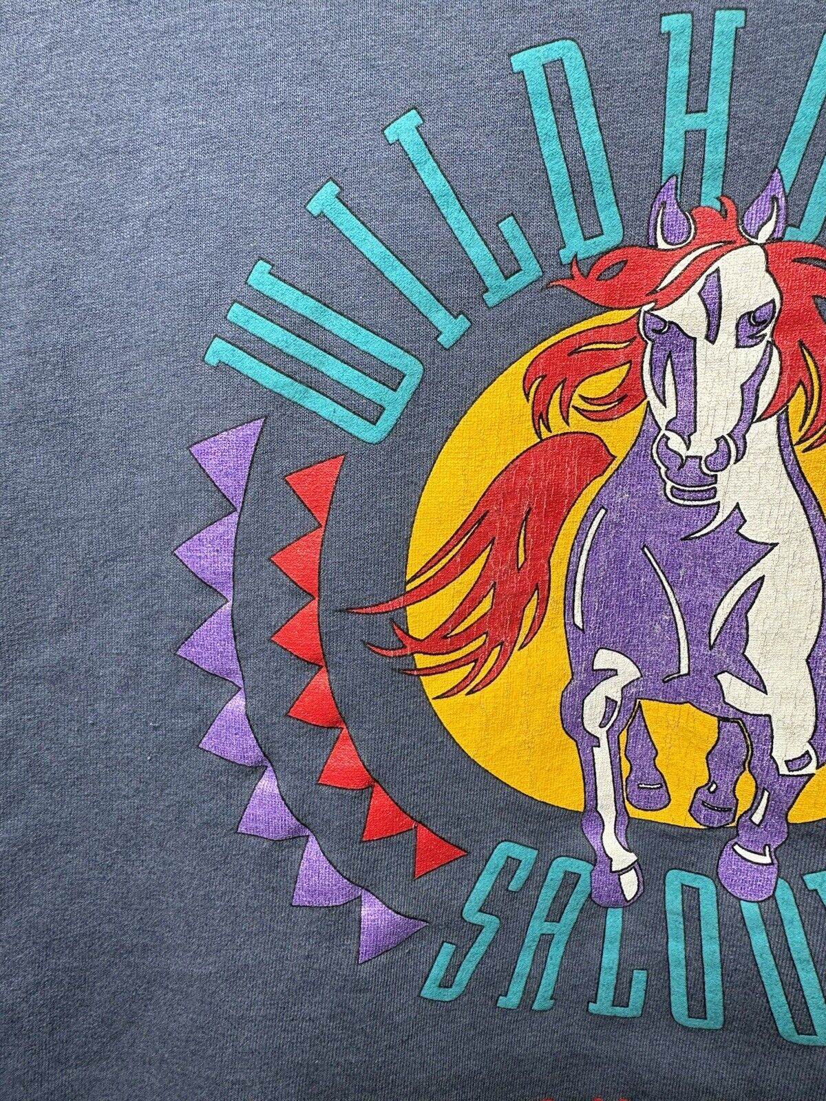 Vintage Wildhorse Saloon T-Shirt L Nashville Tennessee 90s Single-Stitch 