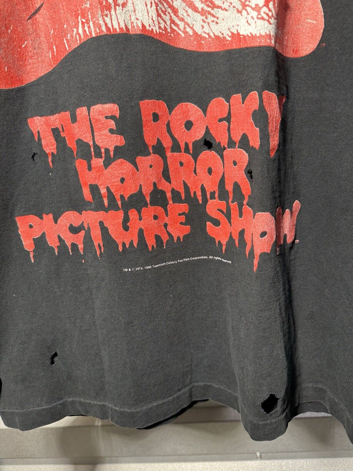 VTG 1995 The Rocky Horror Picture Show Single Stitch T Shirt Size L Rare 90s 