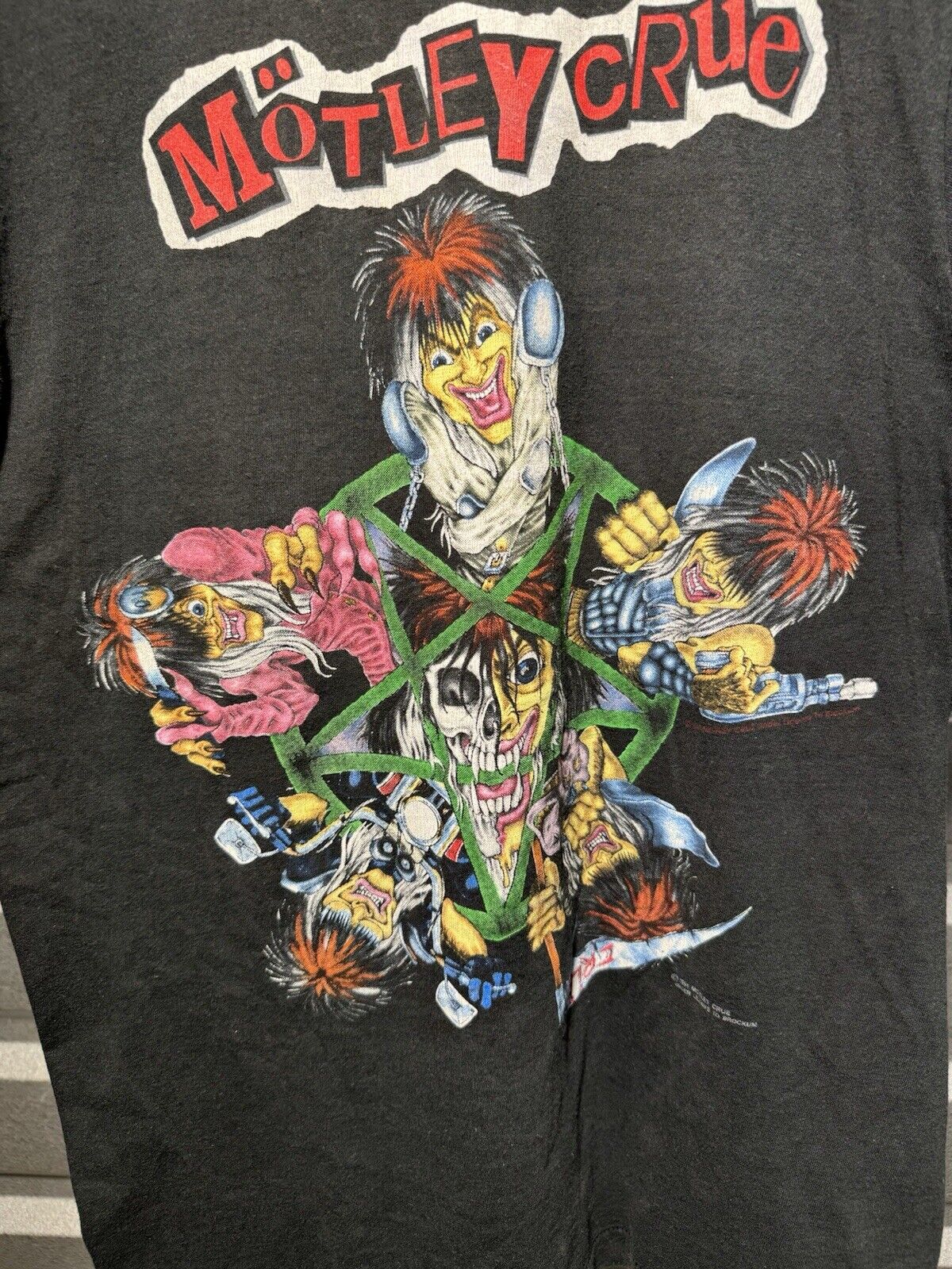 Vintage Motley Crue Decade of Decadence Original 1991 Sz M T-shirt