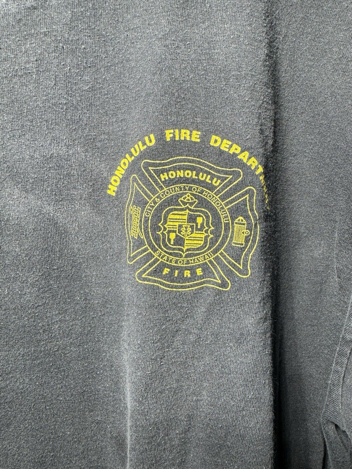 Vintage Hawaii County Fire Department Air Rescue Paramedics T Shirt XL