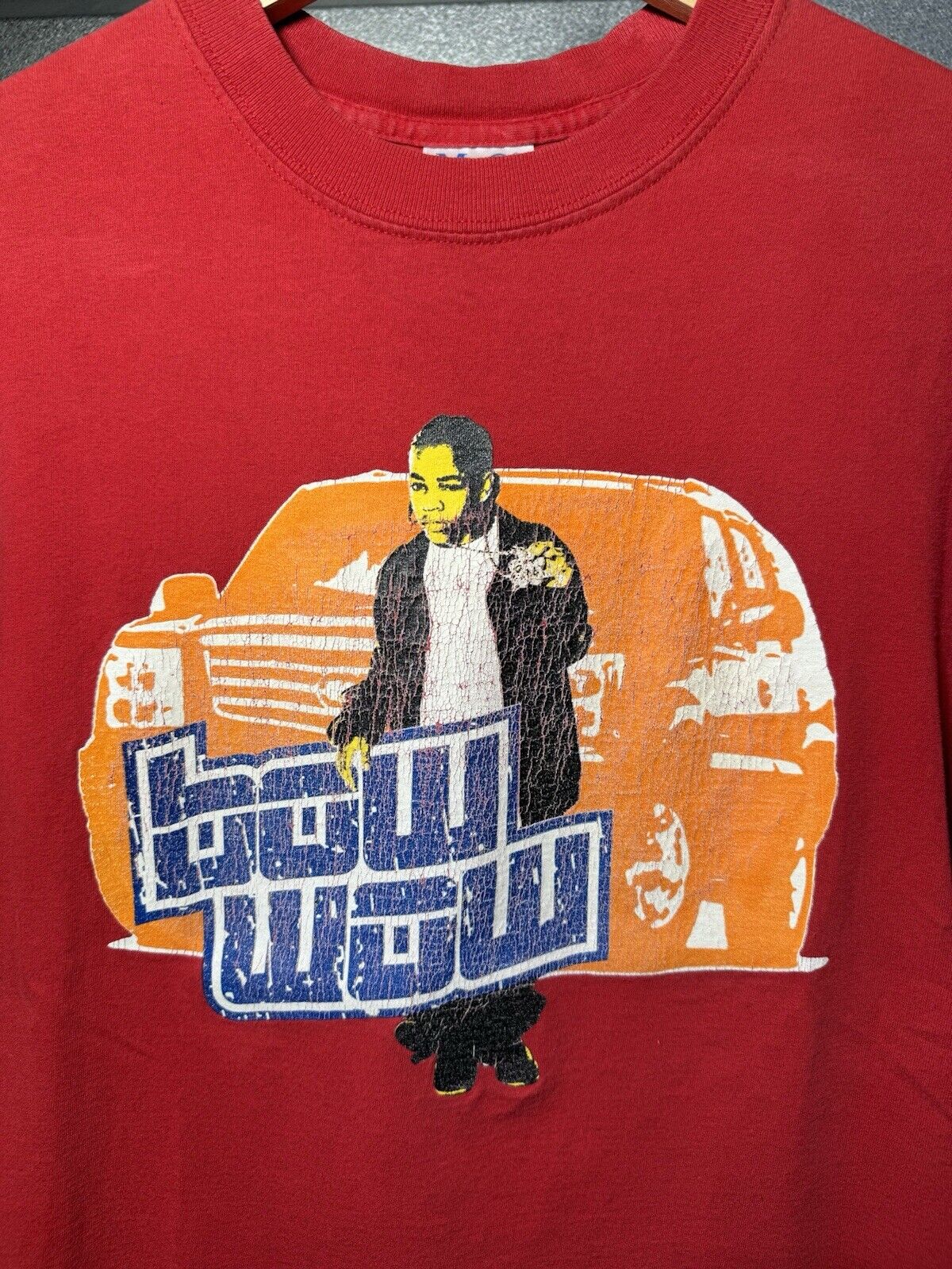 Vintage Lil Bow Wow Scream Tour 2 00s Rap tee hiphop Size S Rare Red