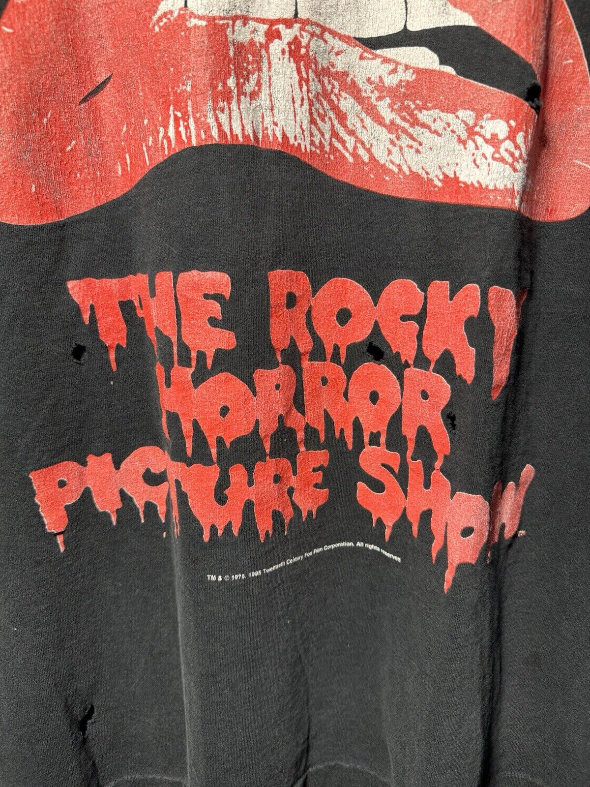 VTG 1995 The Rocky Horror Picture Show Single Stitch T Shirt Size L Rare 90s 