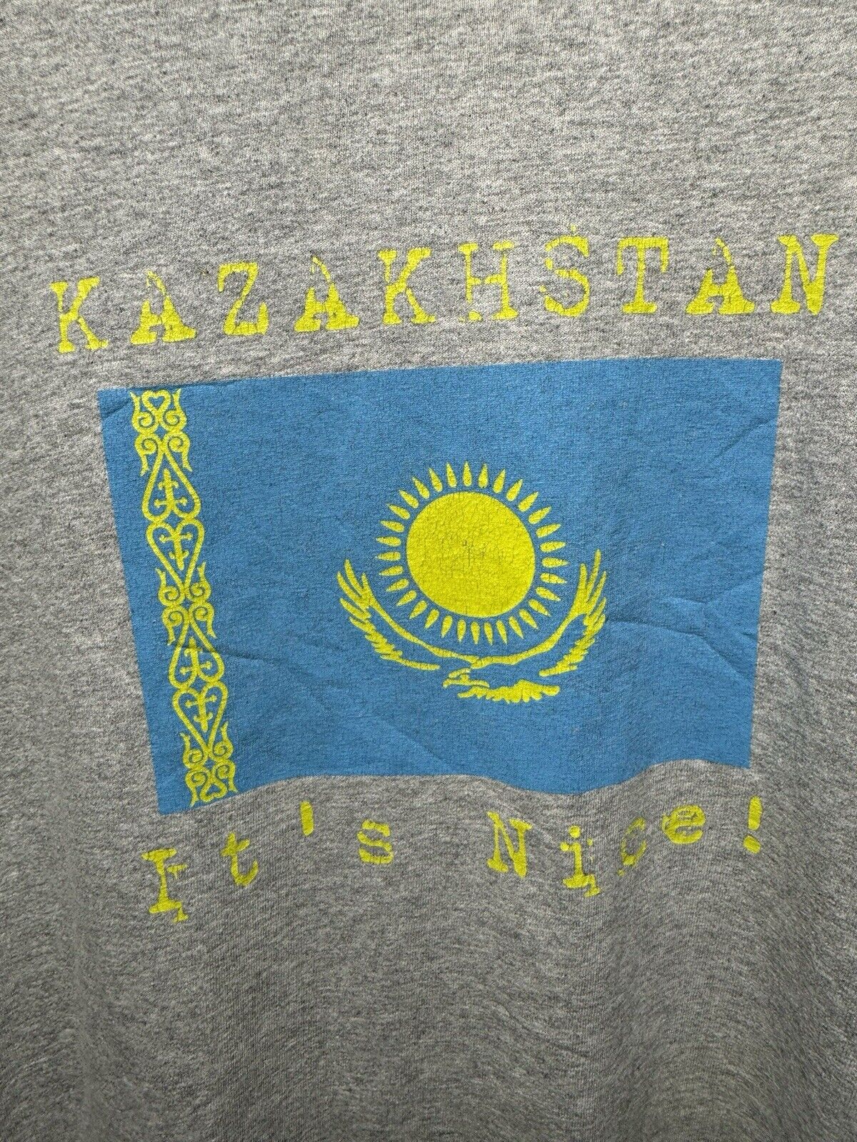 Vintage 2006 Borat T-Shirt Sz 2XL Kazakhstan It’s Nice! Funny Movie Tee Gray 